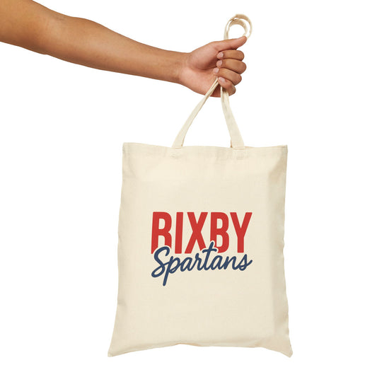 Bixby Spartans Cotton Canvas Tote Bags