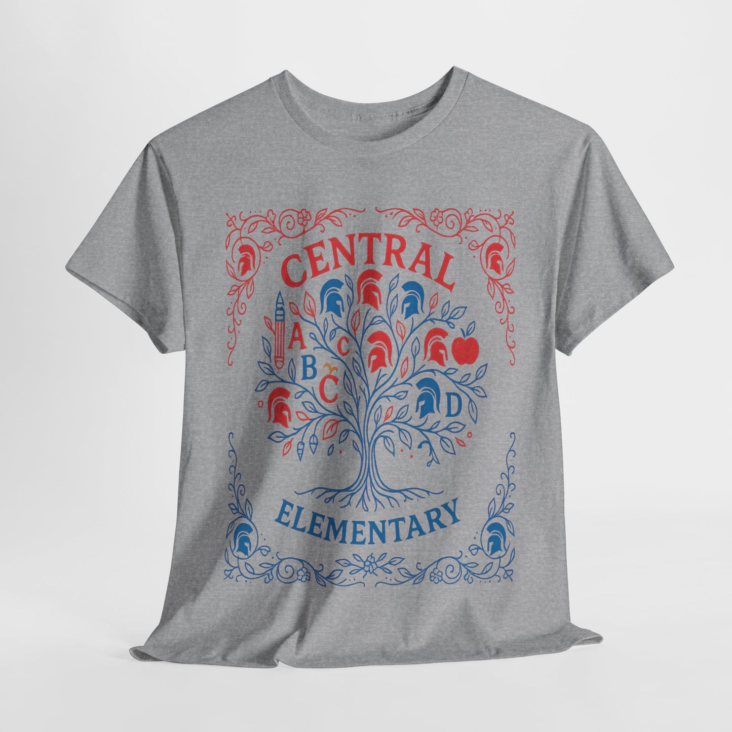 Floral Central Elementary Spartan Gildan Tee