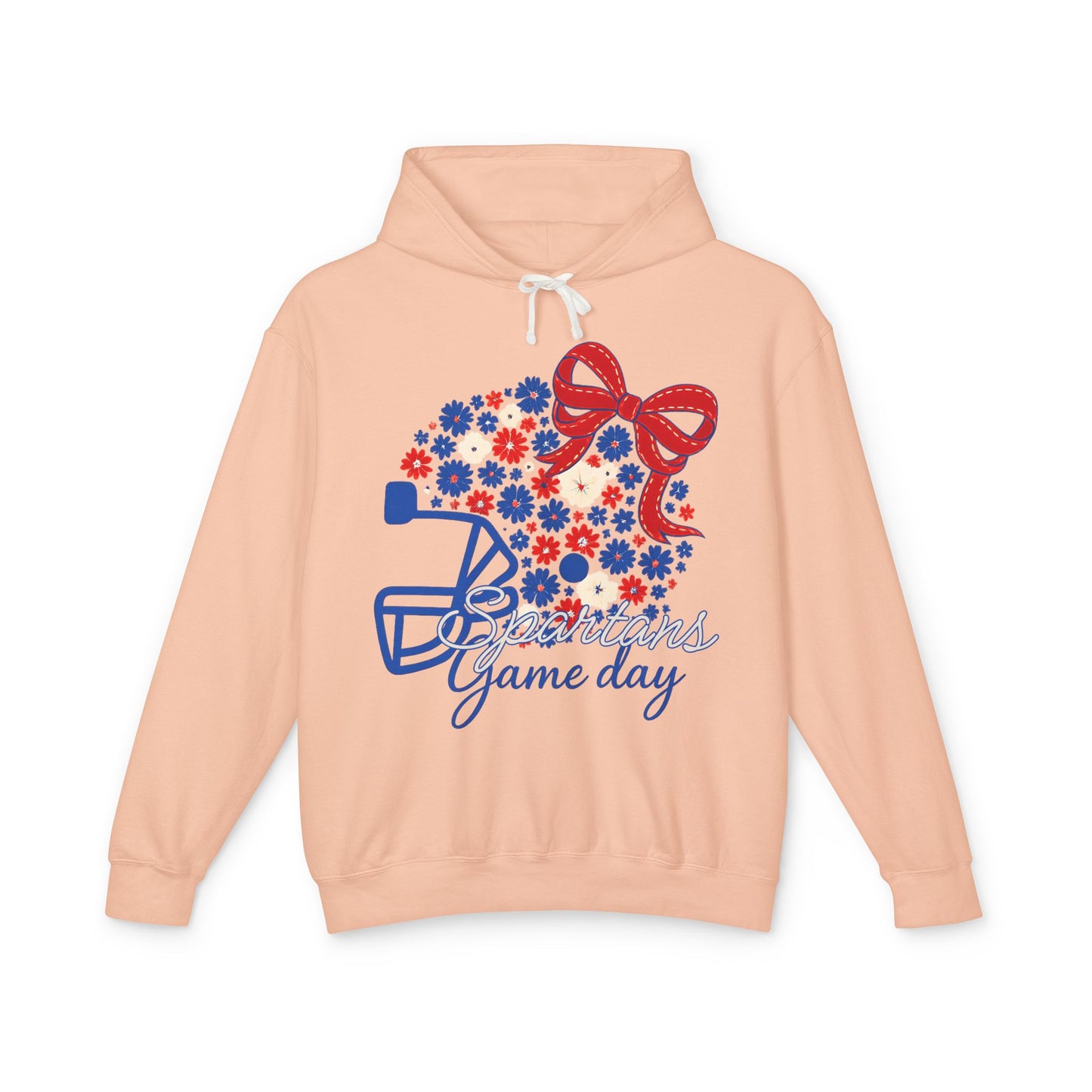 Spartans Floral Helmet Premium Comfort Colors Hoodie