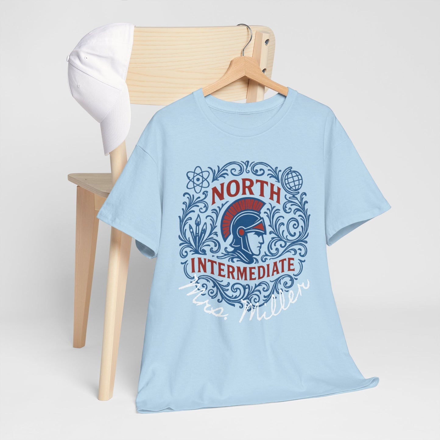Floral Bixby North Intermediate Spartan Gildan Tee