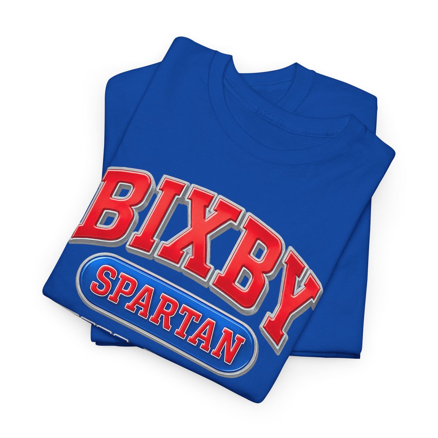Bixby Spartan Athletics Metallic Gildan Tee