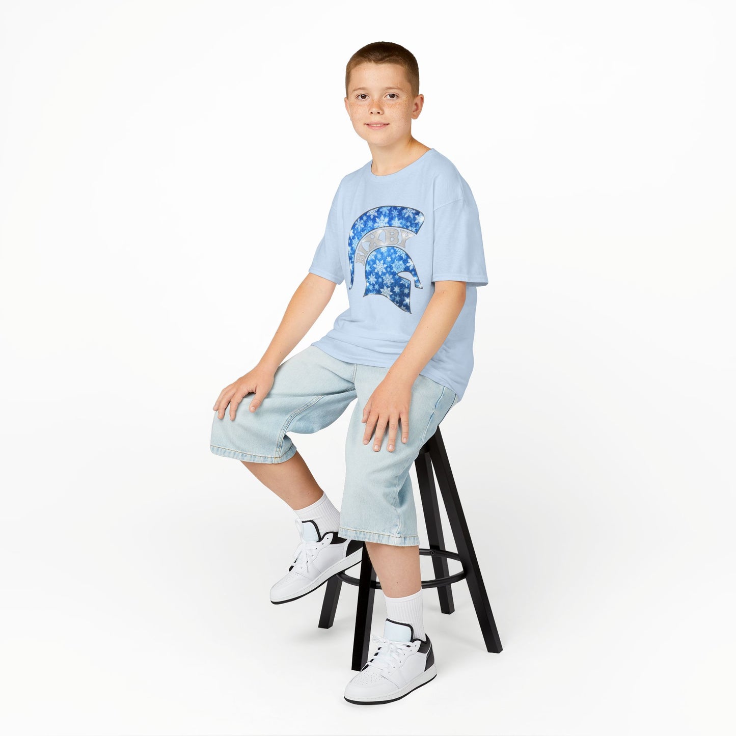 Bixby Spartan Winterfrost Youth Gildan Tee