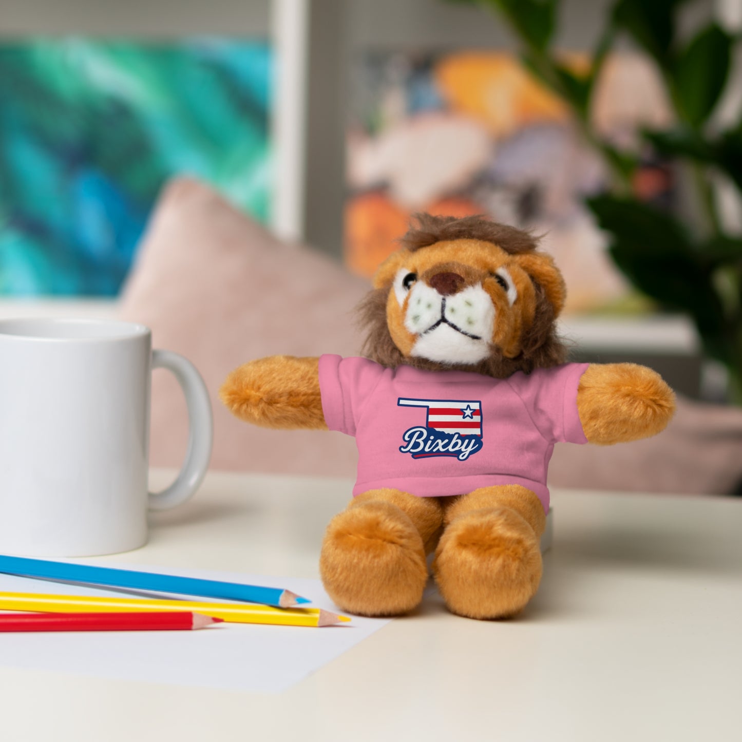 Bixby Oklahoma Spartan Stuffed Animal