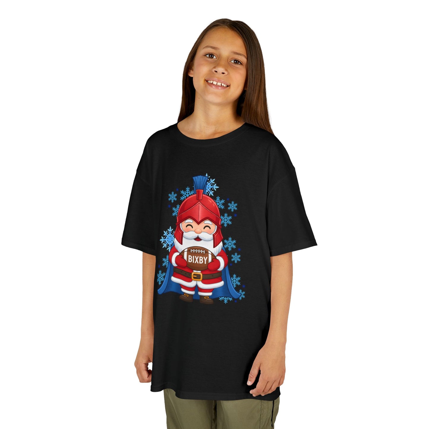 Spartan Football Santa Youth Gildan Tee