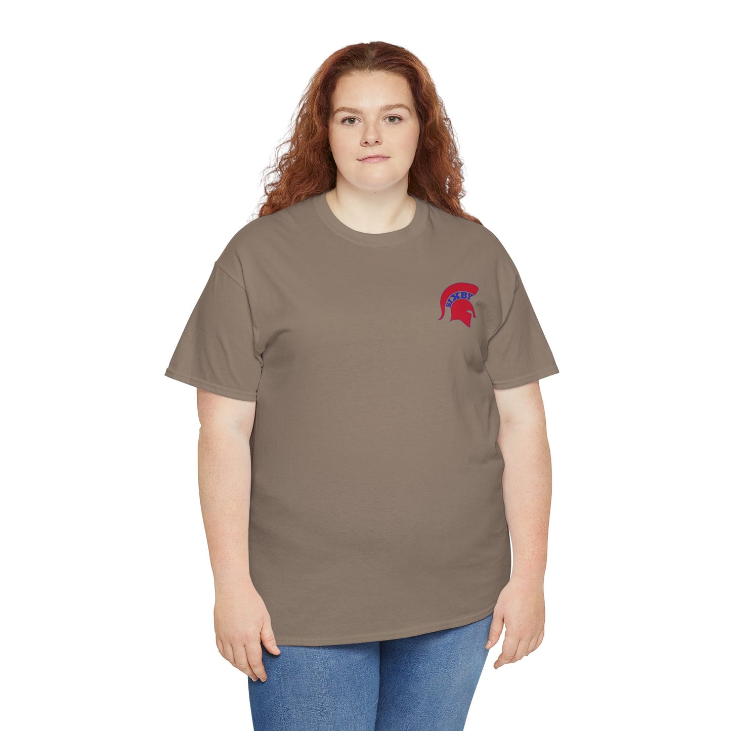 Spartan Red Logo Gildan Tee