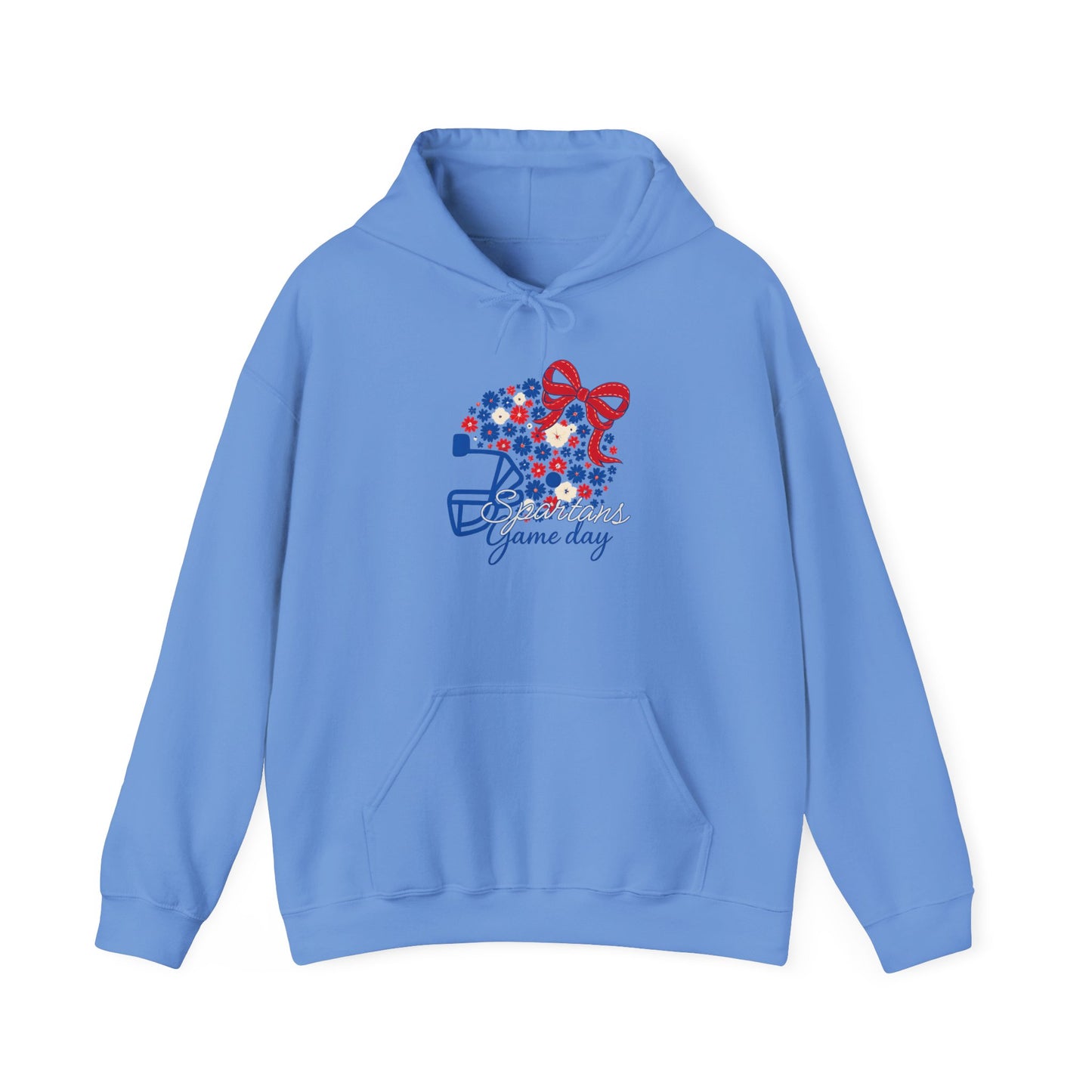 Bixby Spartans Floral Helmet Gameday Hoodie