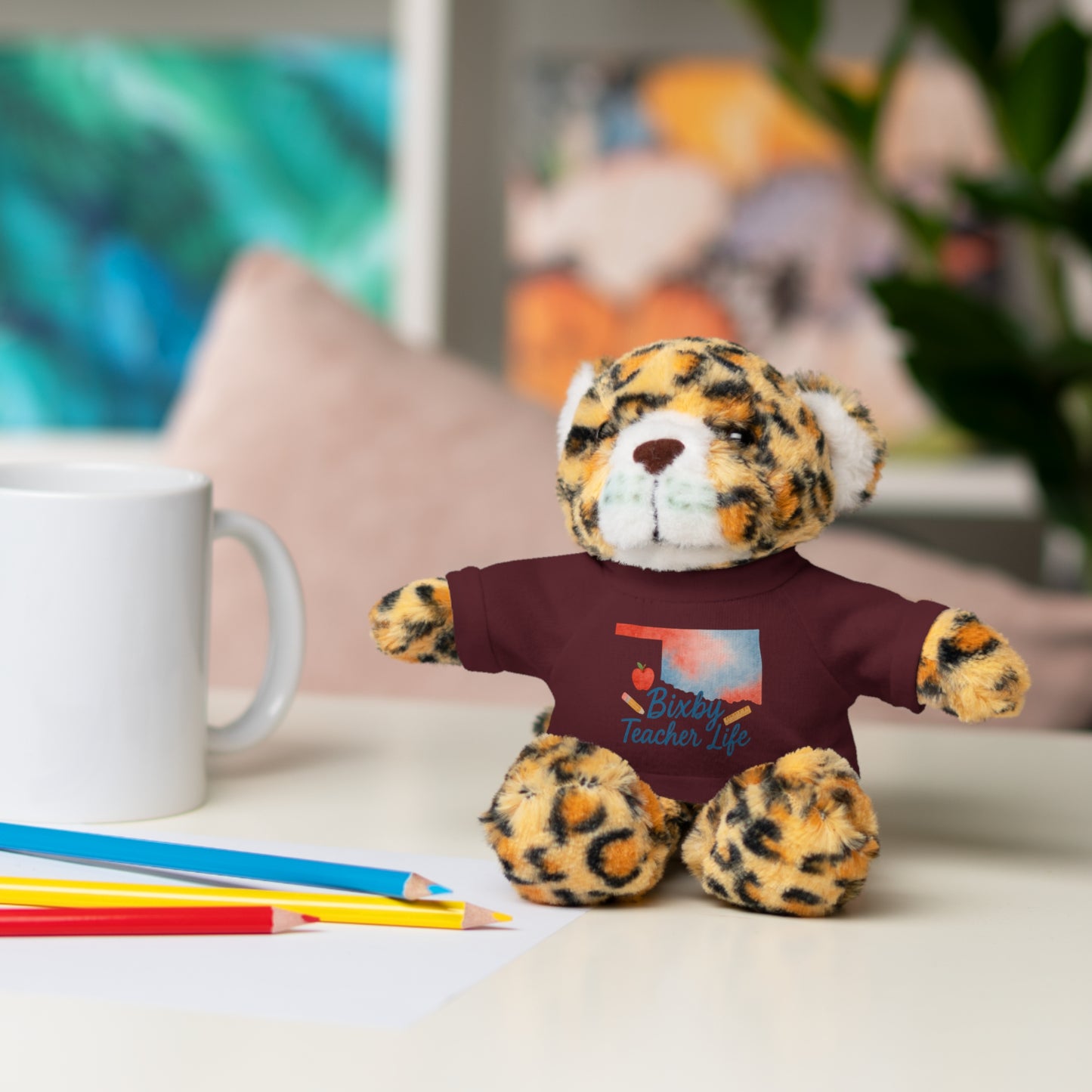 Bixby Oklahoma Teacher Life Stuffed Animal