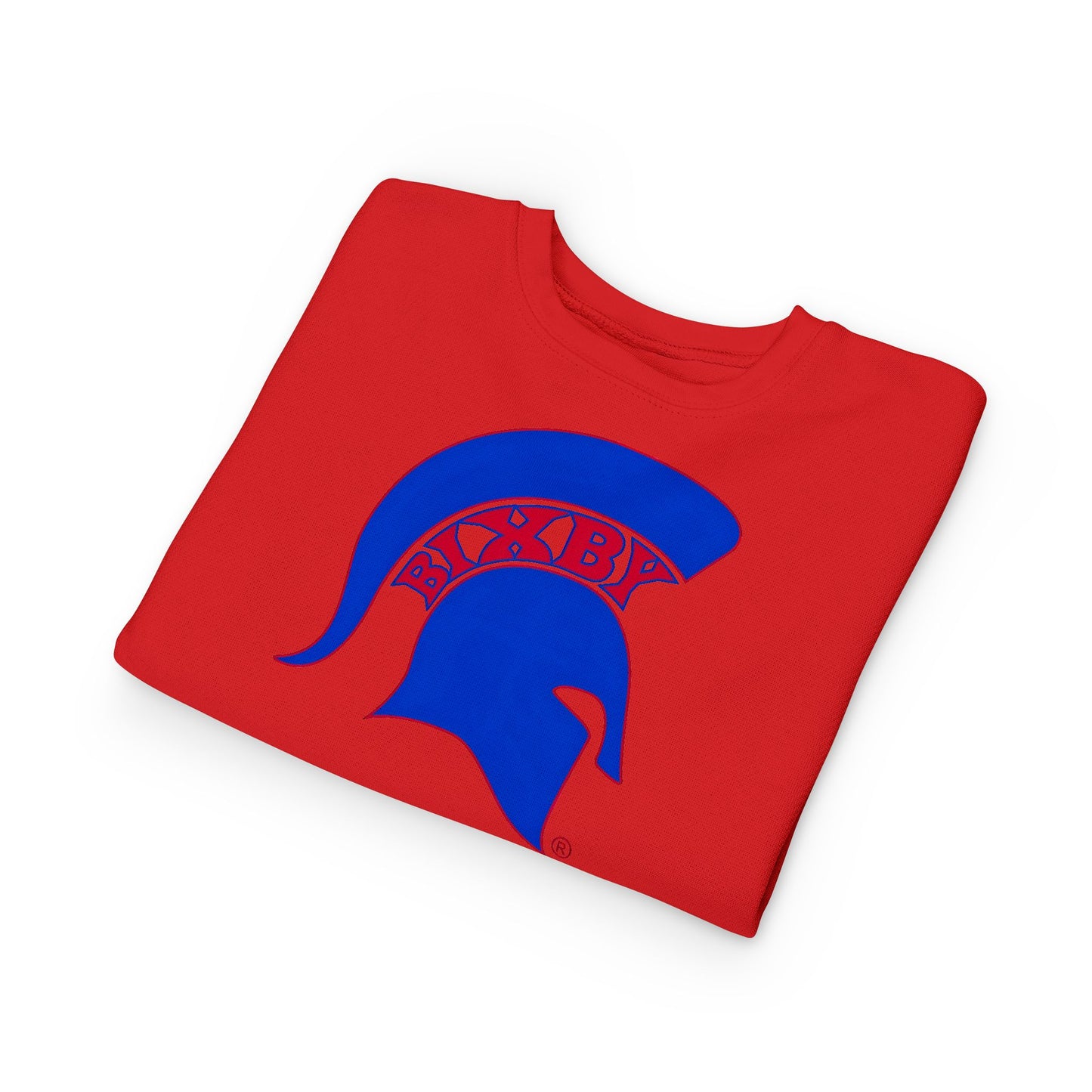 Bixby Spartan Blue Logo Toddler Rabbit Skins Sweatshirt