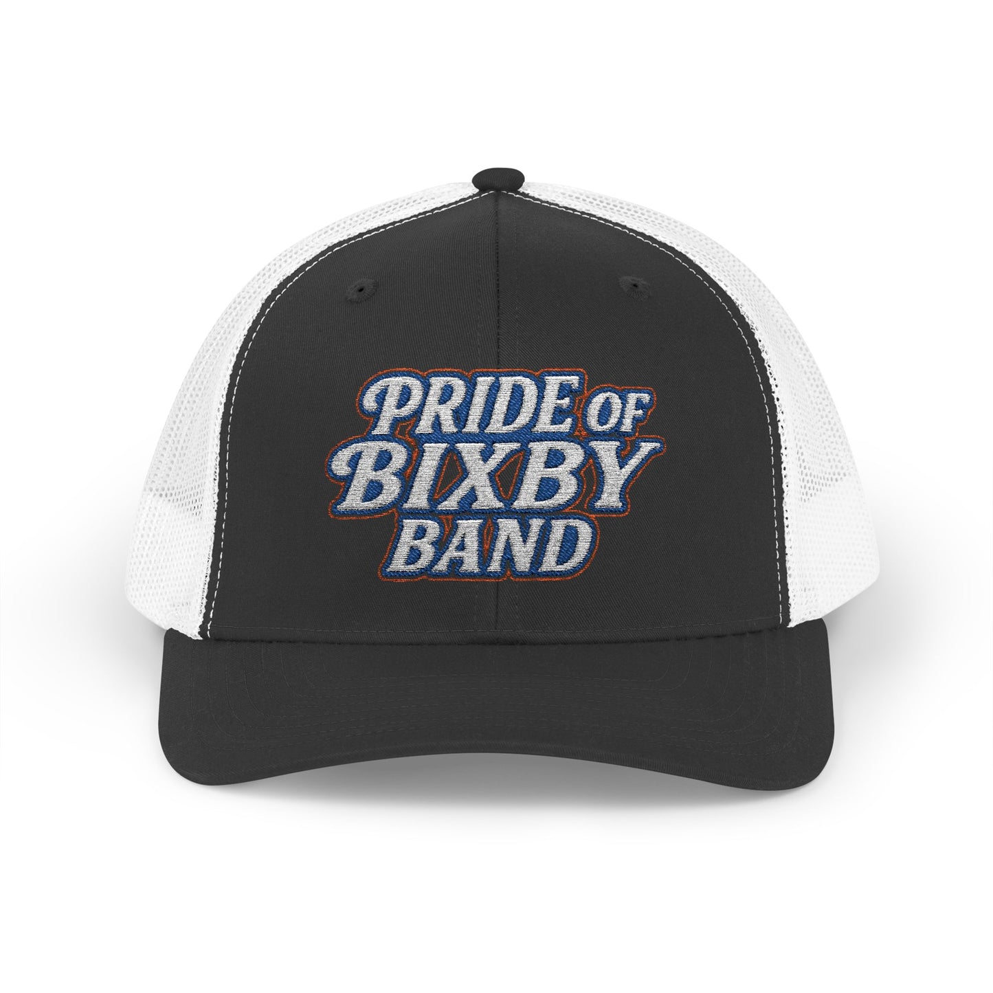 Pride of Bixby Band Embroidered Trucker Snapback