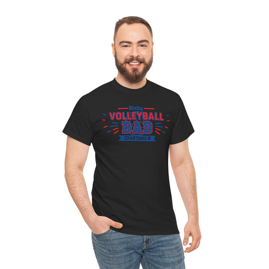 Bixby Spartan Volleyball Dad Tee