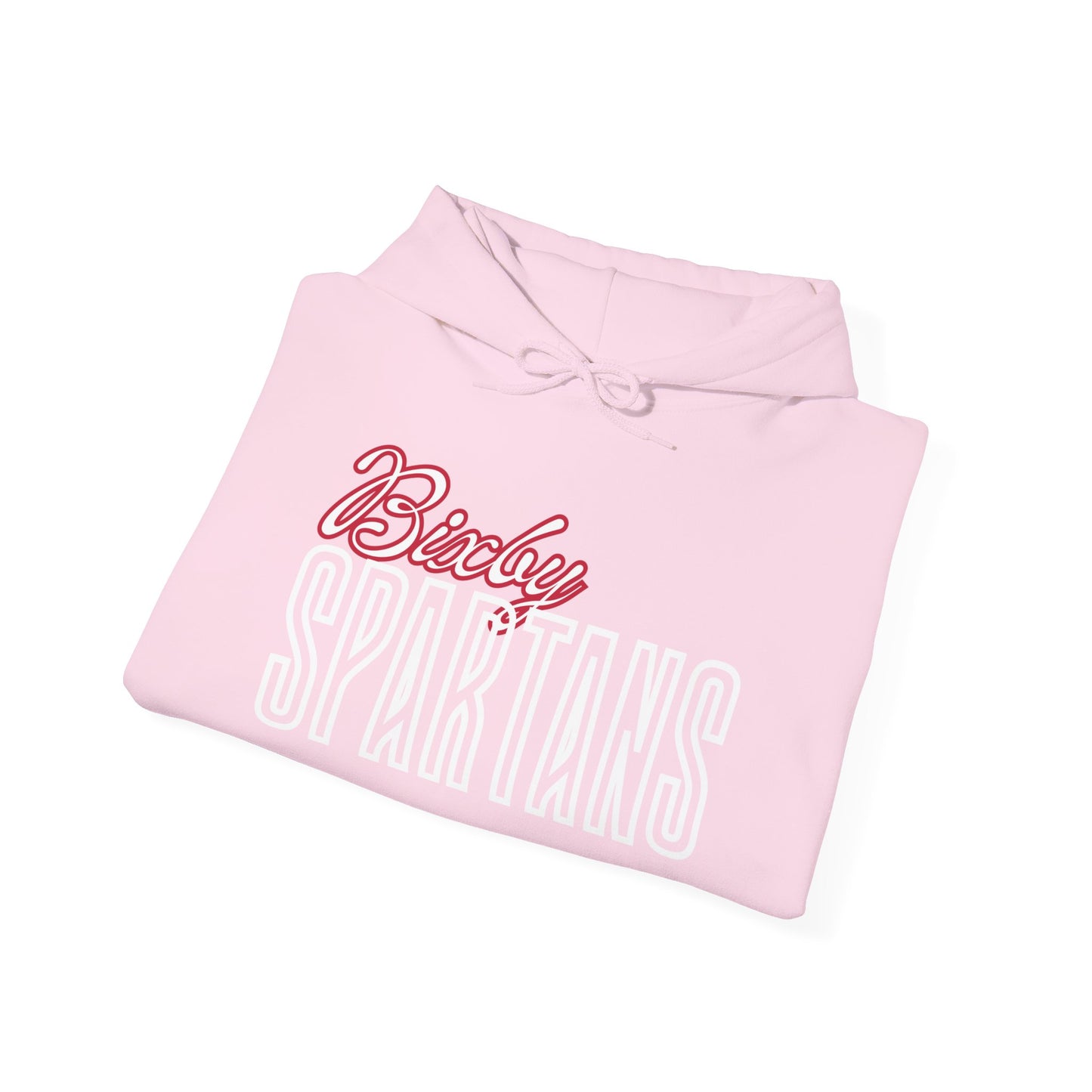 Bixby Spartans Cursive Gildan Hoodie