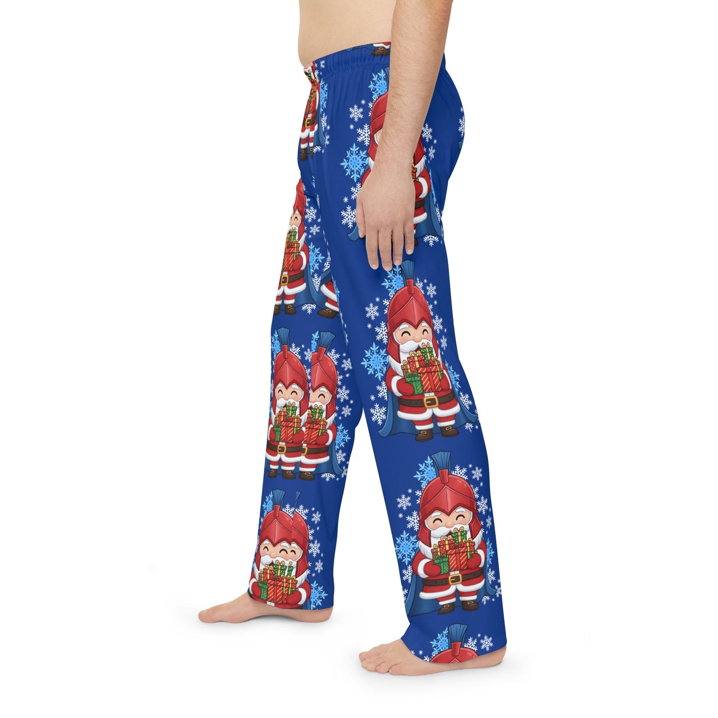Spartan Santa Blue Men's Pajama Bottoms
