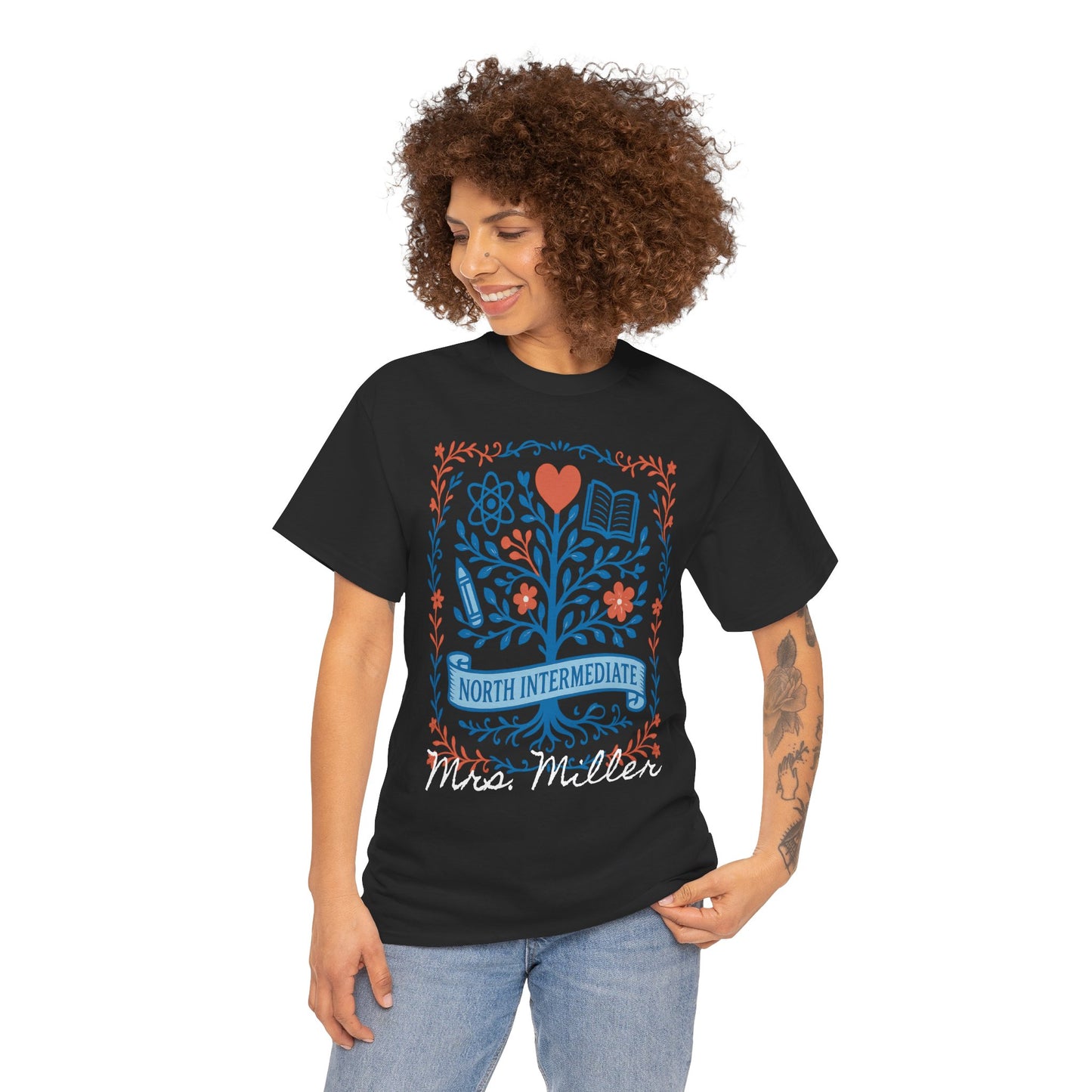 Ornate North Intermediate Spartan Gildan Tee