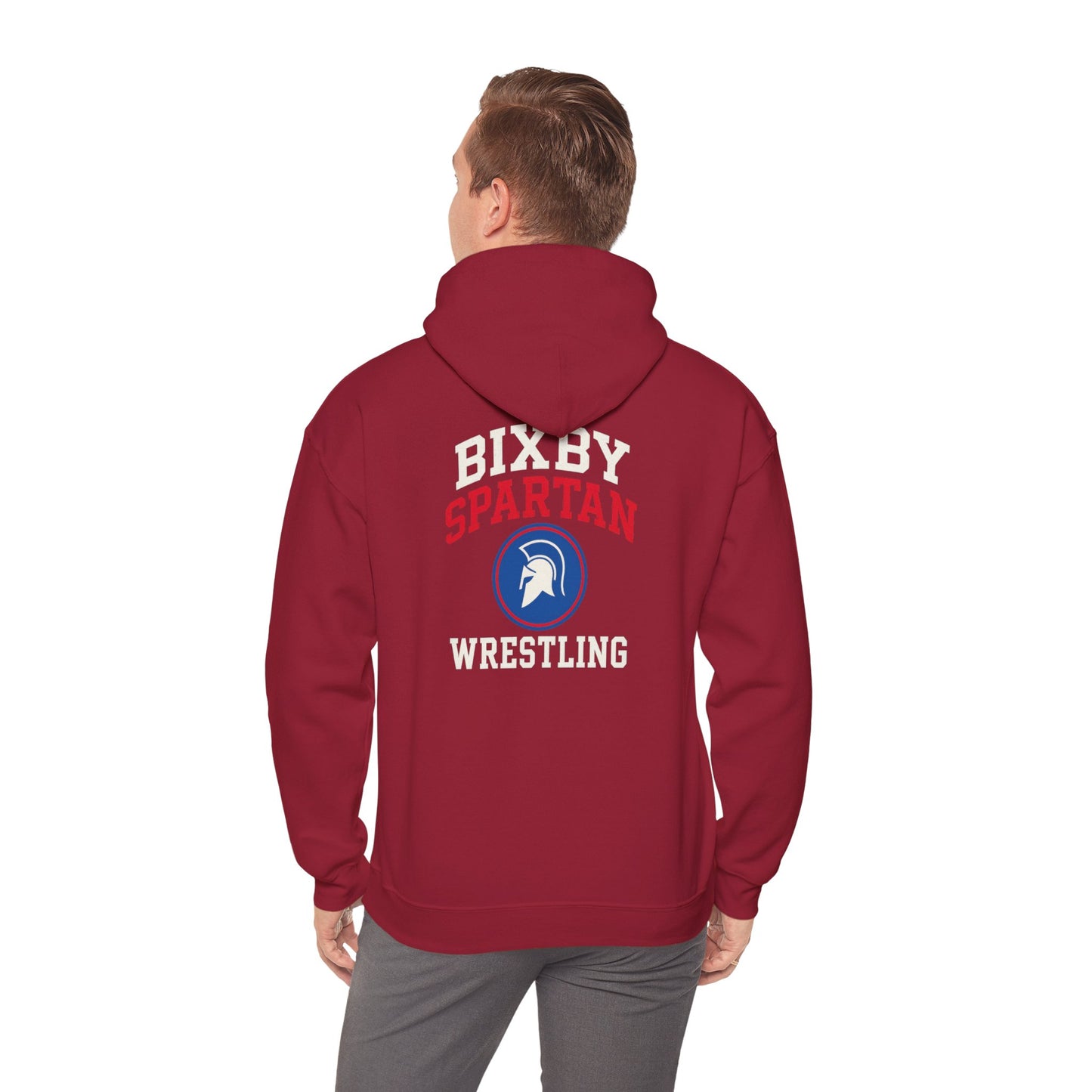 Bixby Spartan Wrestling Gildan Hoodie