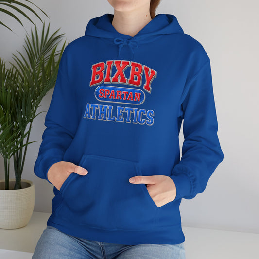Bixby Spartan Athletics Metallic Gildan Hoodie