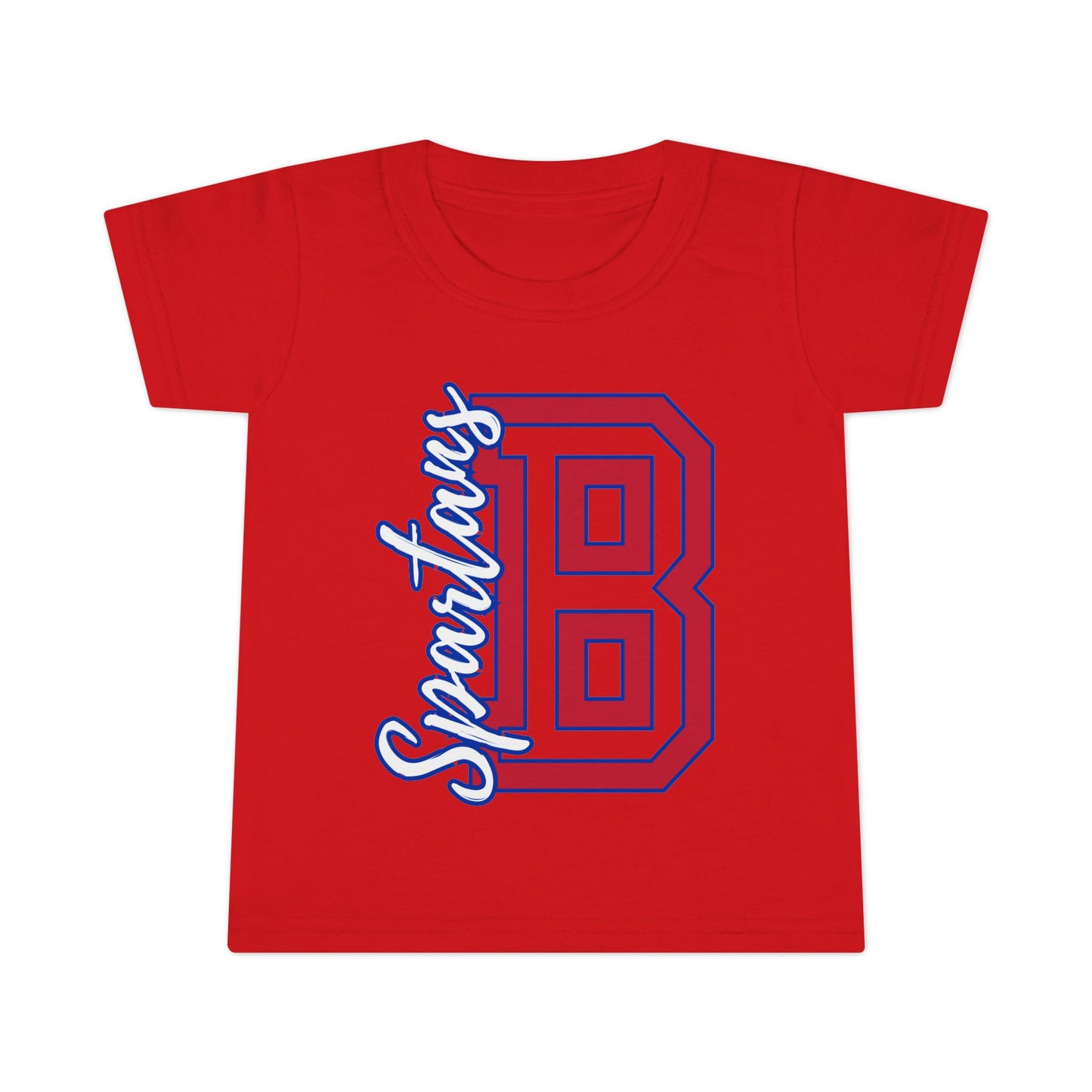 B Letter Spartan Sportsman Toddler Gildan Tee
