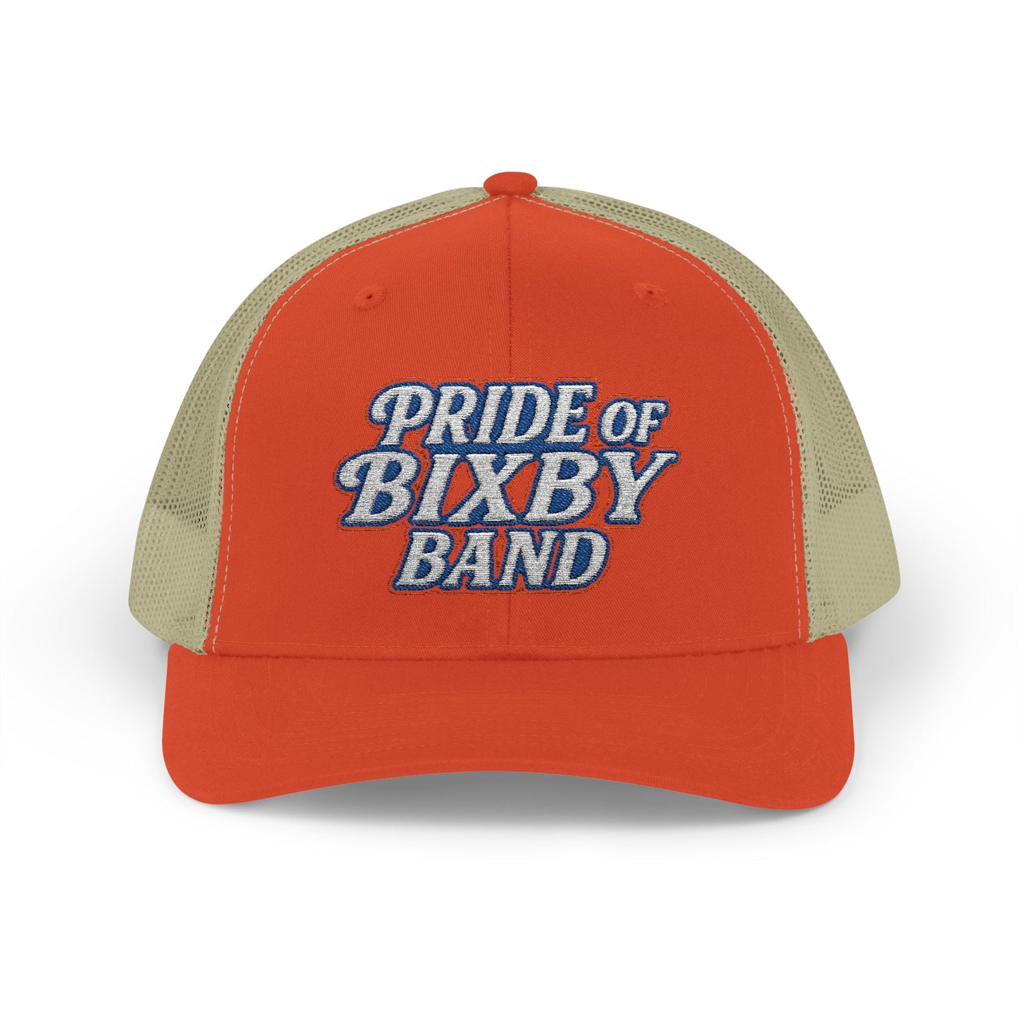 Pride of Bixby Band Embroidered Trucker Snapback