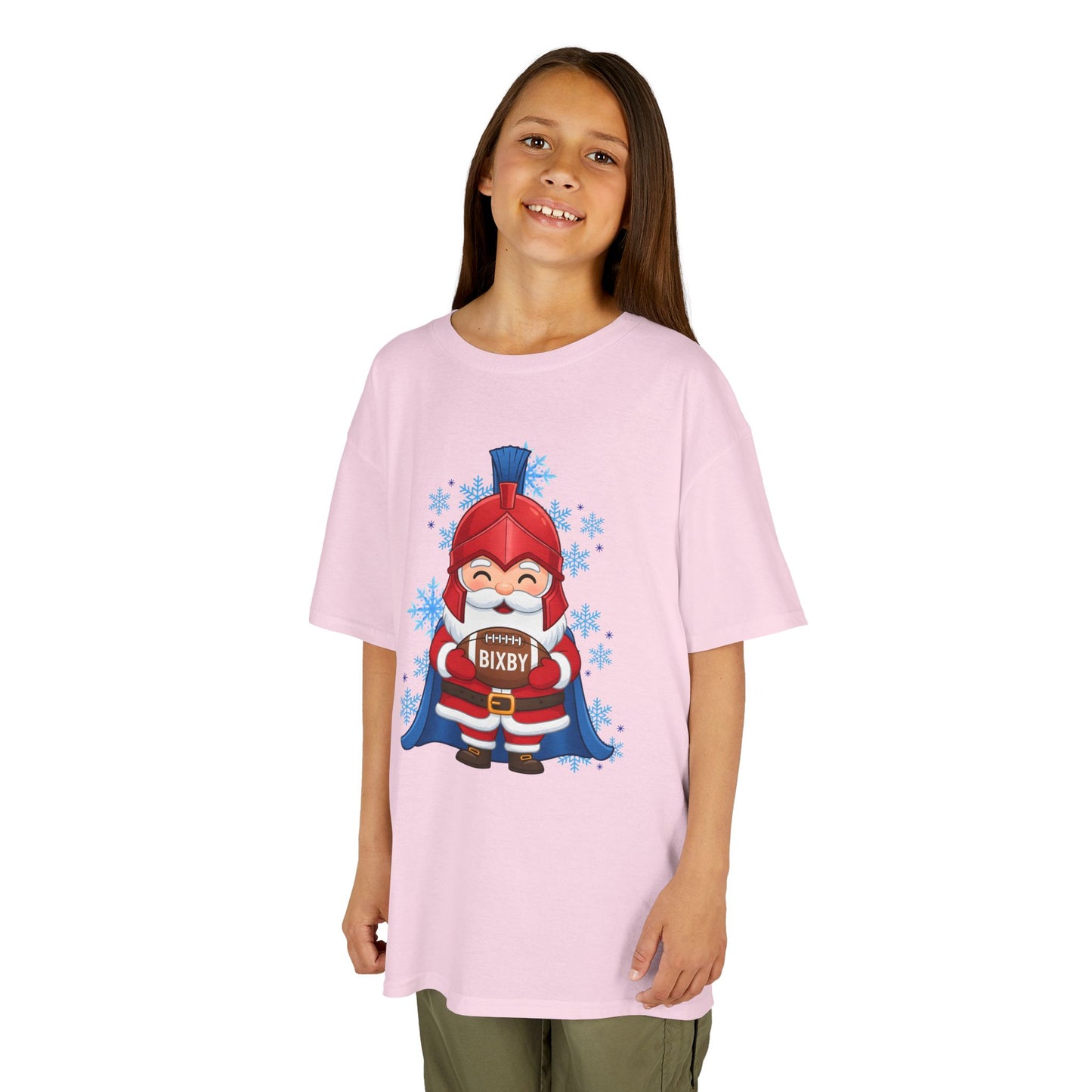 Spartan Football Santa Youth Gildan Tee