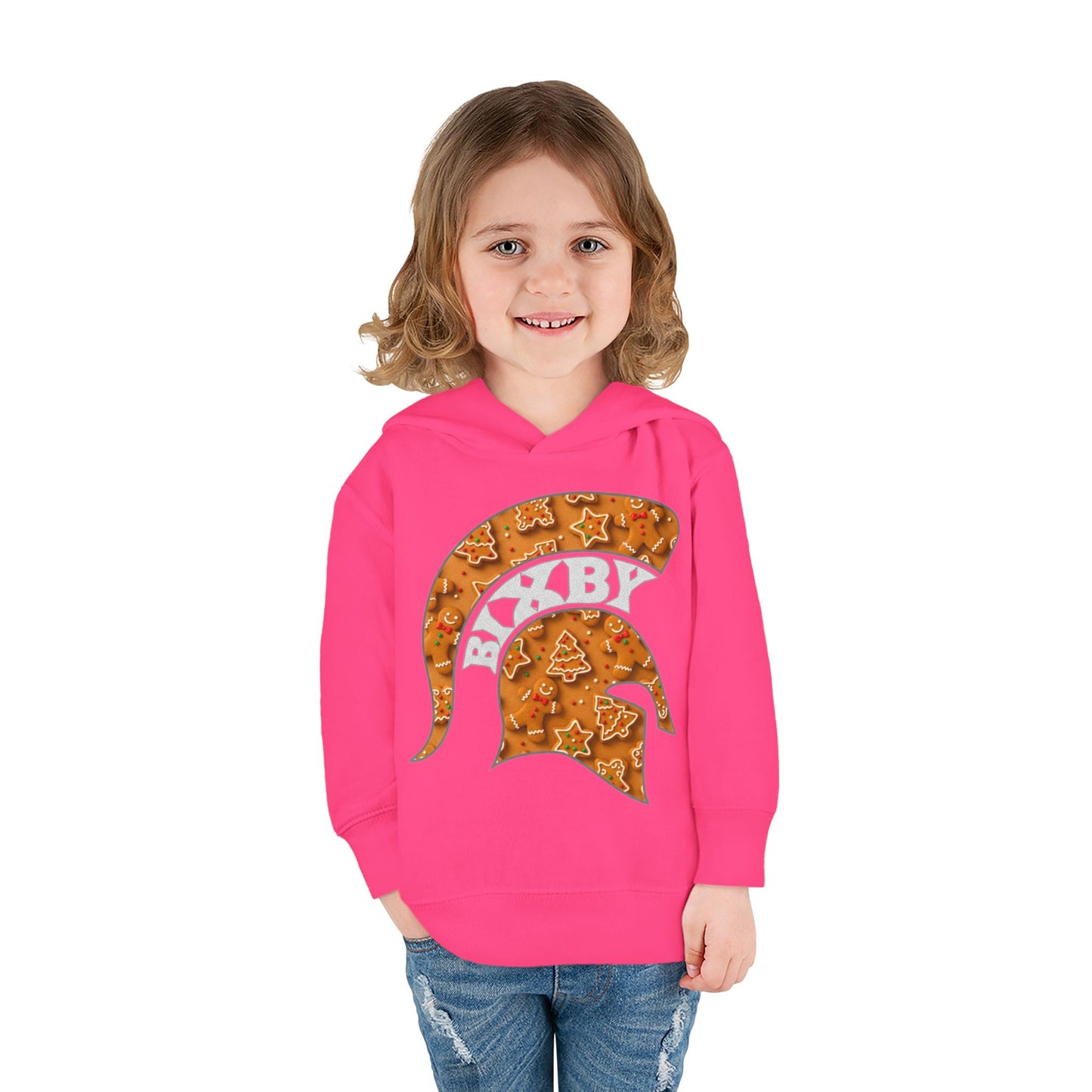 Bixby Spartans Gingerbread Toddler Rabbit Skins Sweatshirt