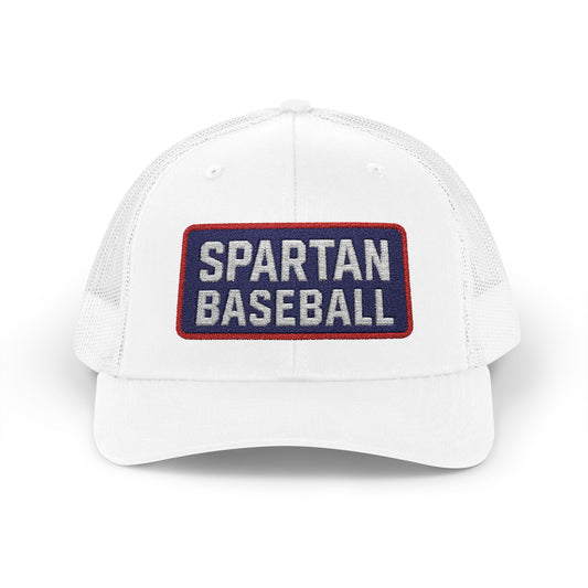 Spartan Baseball Embroidered Trucker Hat