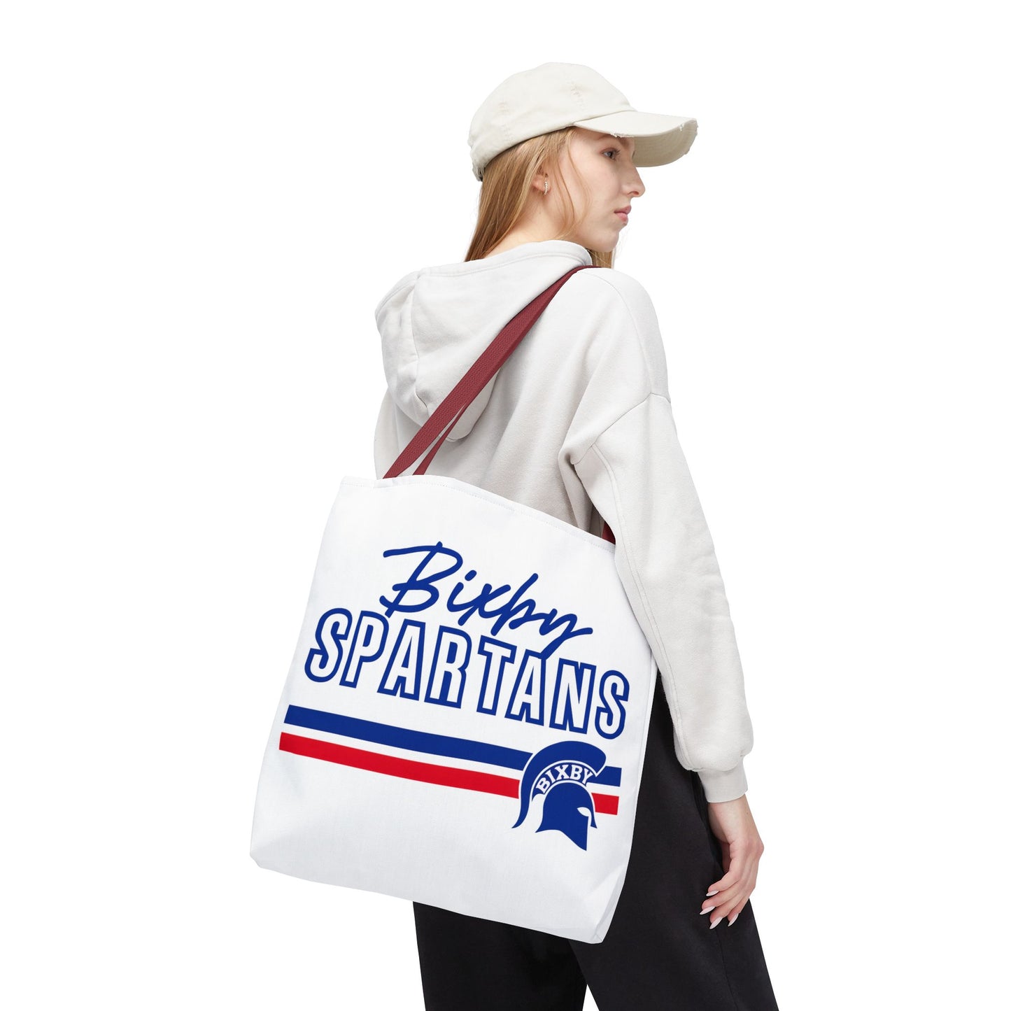 Bixby Spartans Polyester Tote Bag