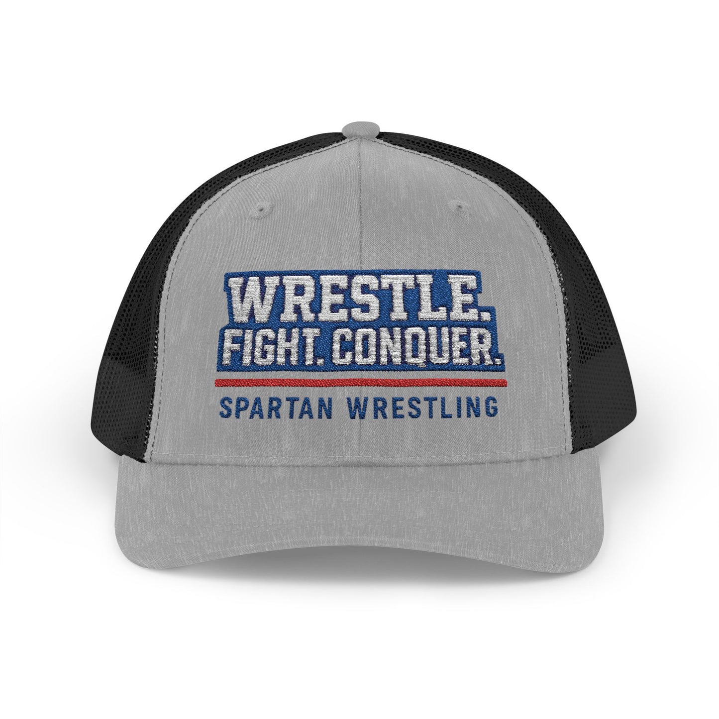 Spartan Wrestle. Fight. Conquer Trucker Snapback