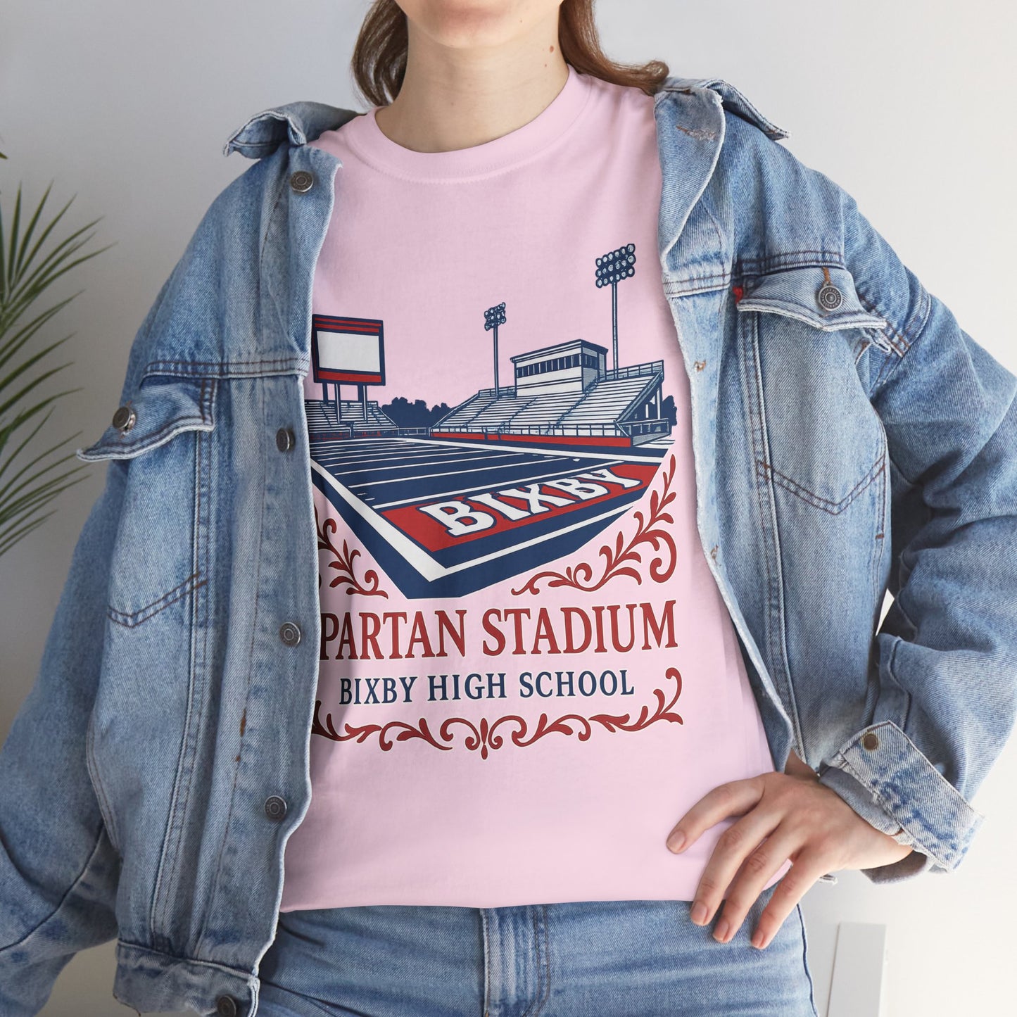 Ornate Spartan Stadium Gildan Tee