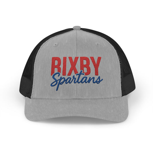 Bixby Spartans Embroidered Trucker Snapback