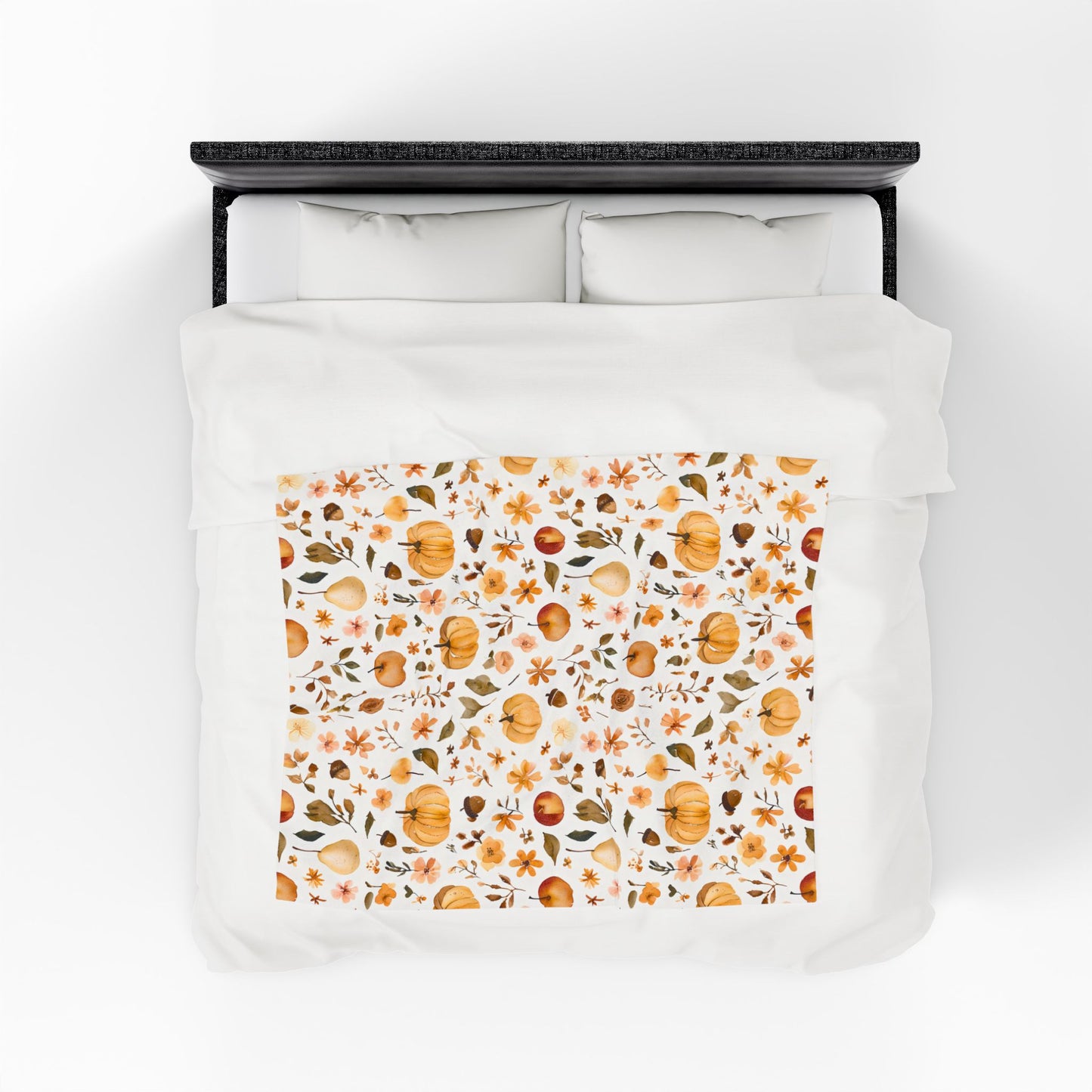 Autumn Vibes Velveteen Plush Blanket