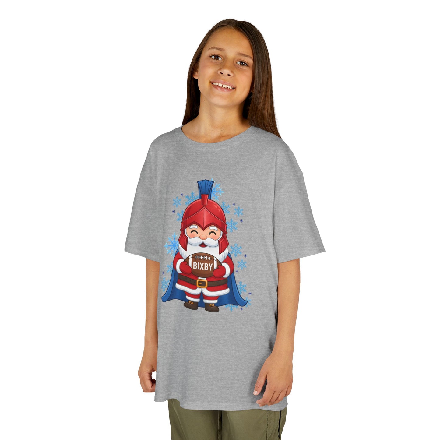 Spartan Football Santa Youth Gildan Tee