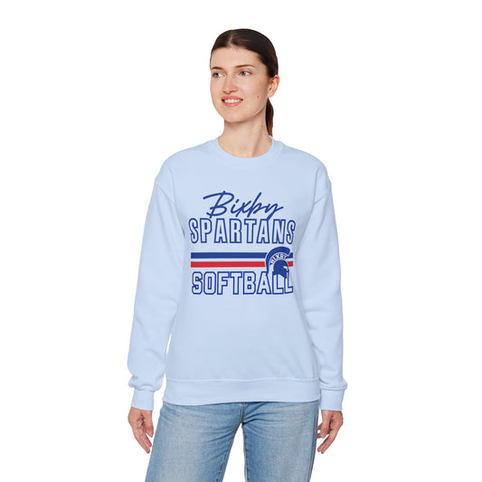 Bixby Spartans Softball Gildan Sweatshirt