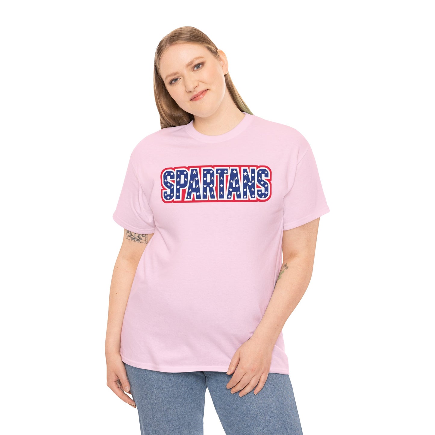 Spartans Patriotic Gildan Tee