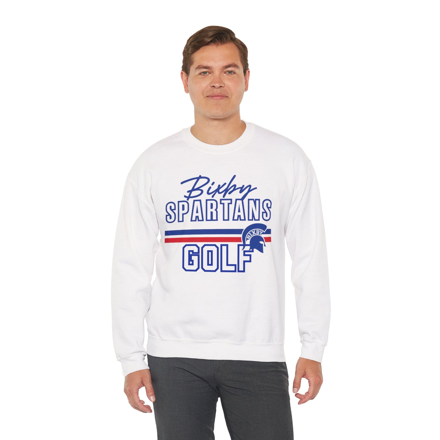 Bixby Spartans Golf Gildan Sweatshirt