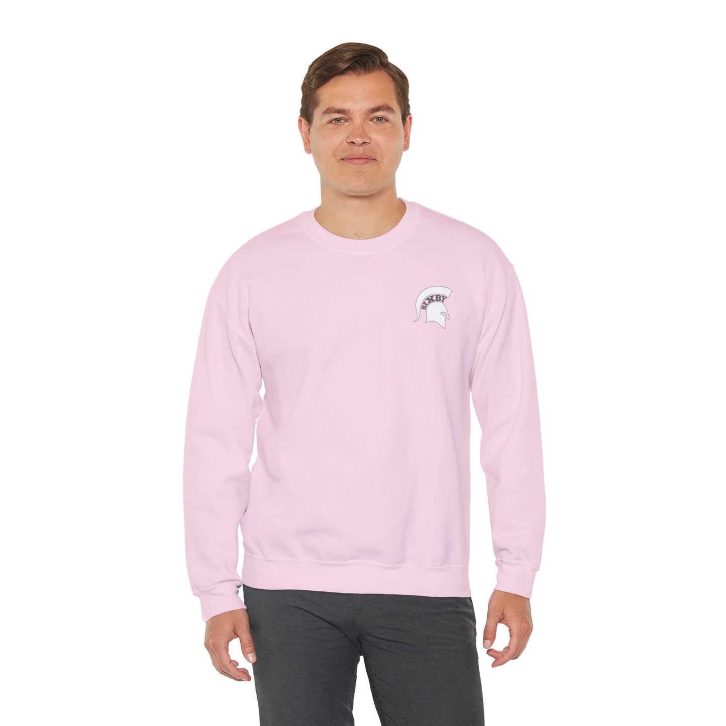 Spartan White Logo Gildan Sweatshirt