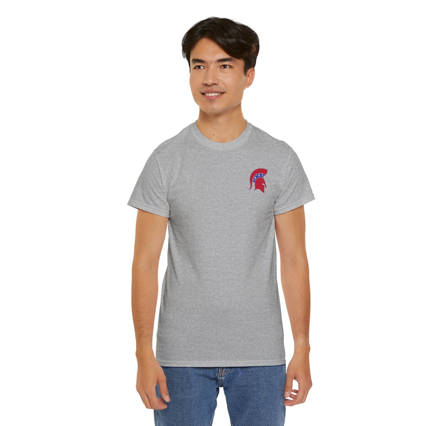 Spartan Red Logo Gildan Tee