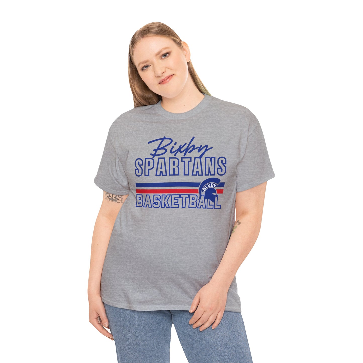 Bixby Spartans Basketball Gildan Tee