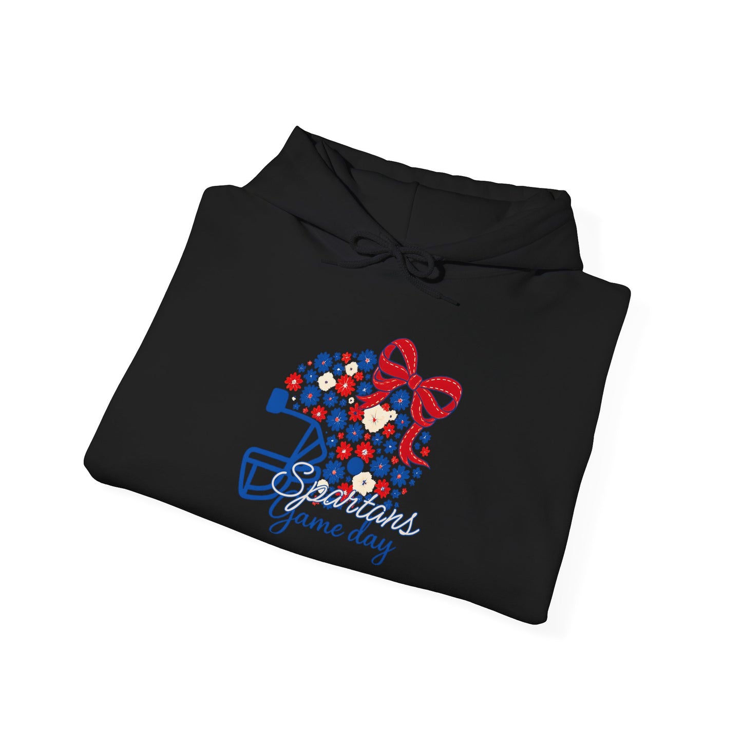 Bixby Spartans Floral Helmet Gameday Hoodie