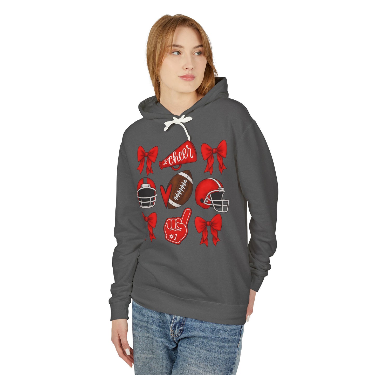 Spartan Cheer & Football Comfort Colors Hoodie