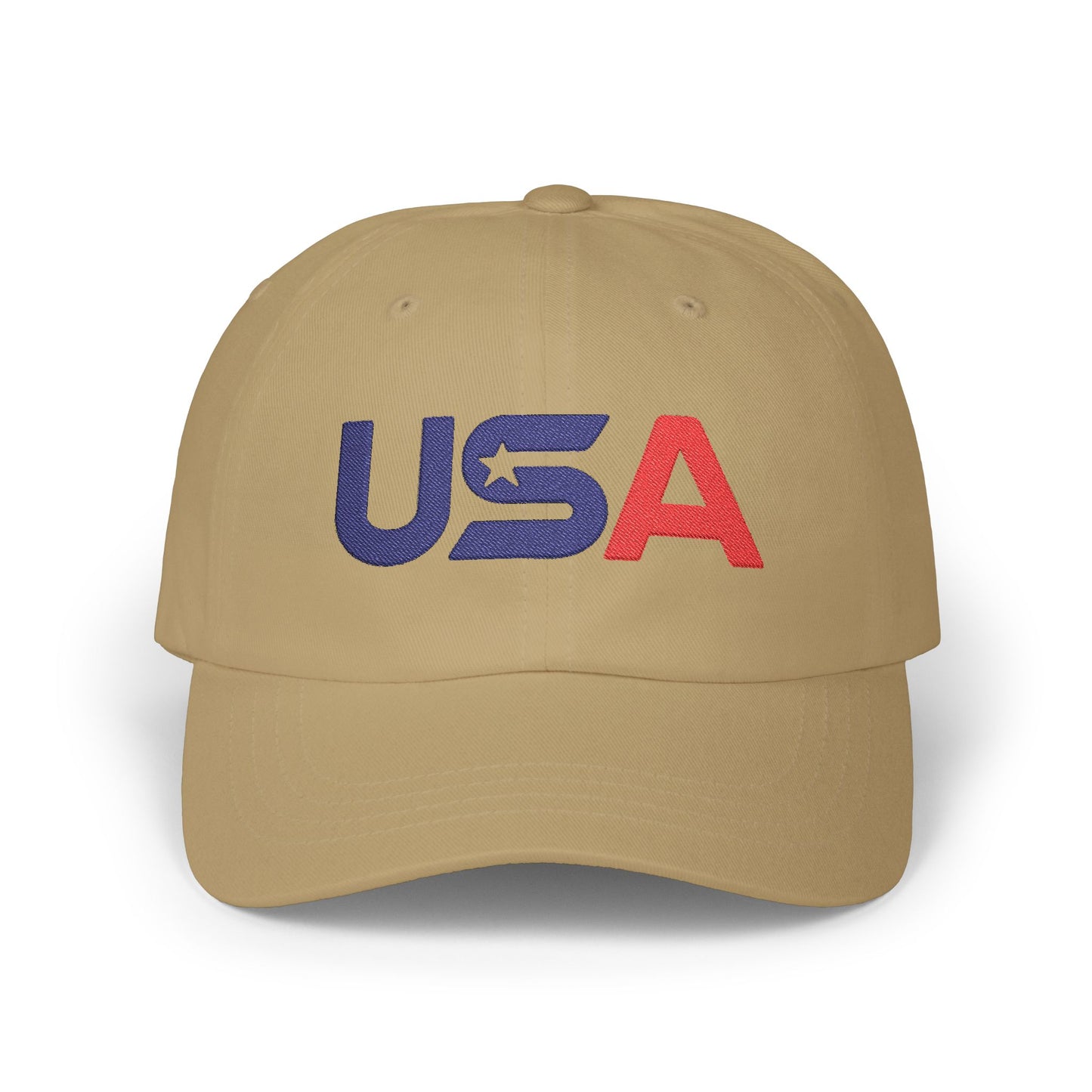 Patriotic USA Embroidered Classic Ballcap