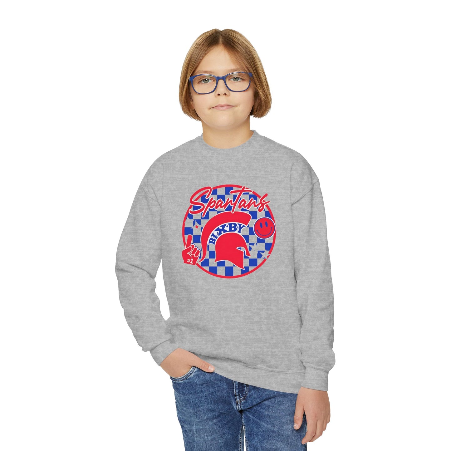 Bixby Spartan Youth Gildan Sweatshirt