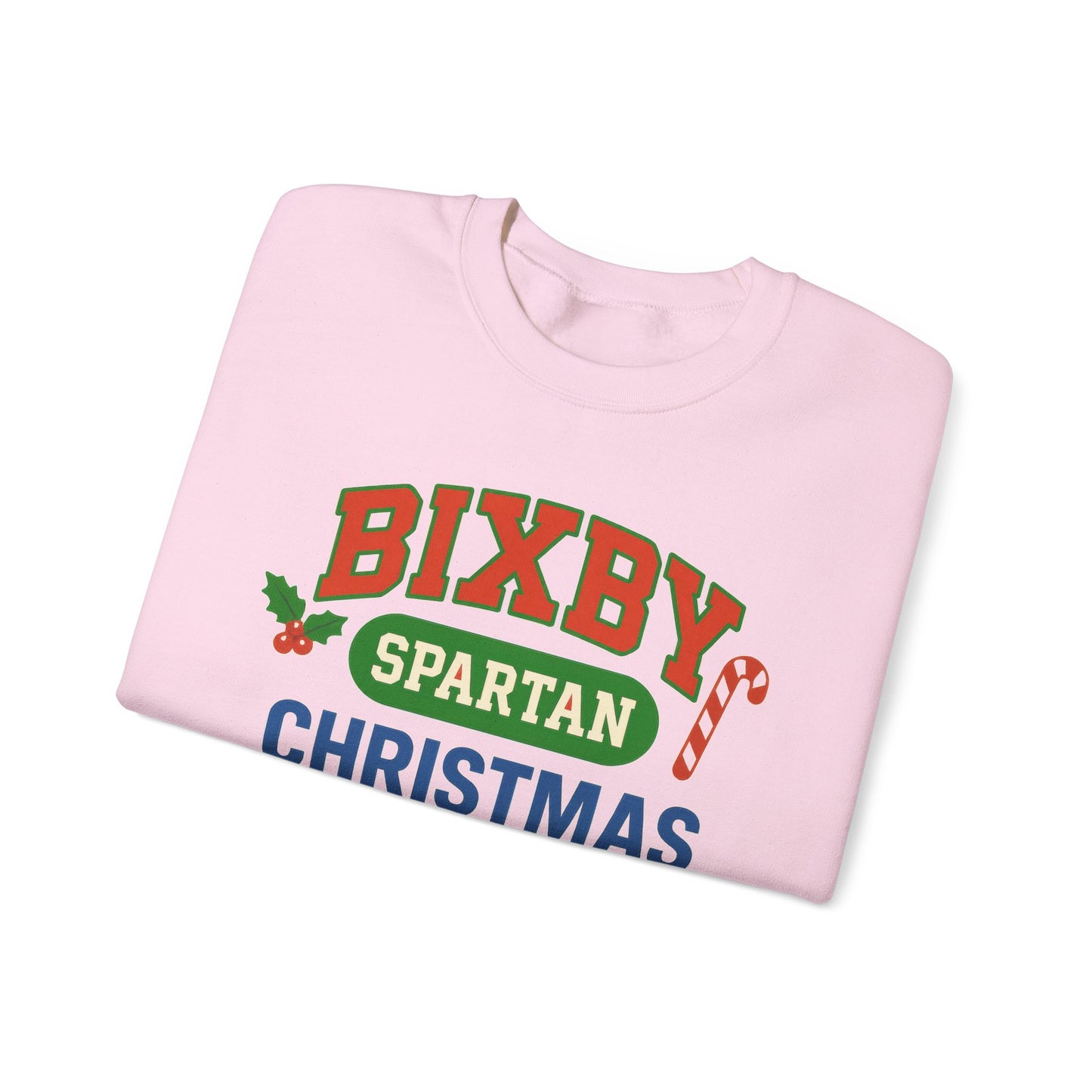 Bixby Spartans Christmas Decor Gildan Sweatshirt