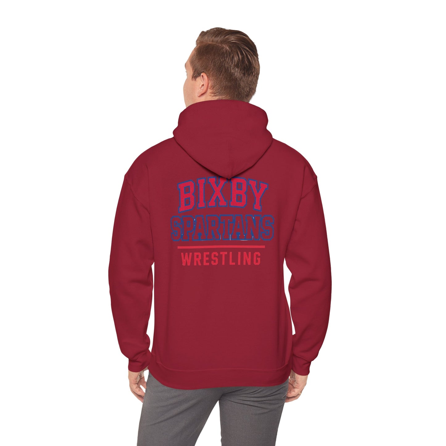 Bixby Spartan Wrestling Gildan Hoodie