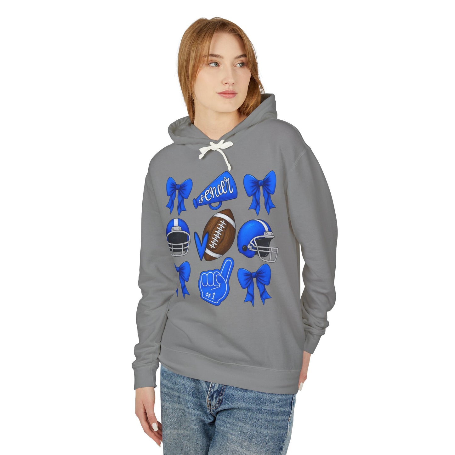 Bixby Spartan Cheer & Football Comfort Colors Hoodie