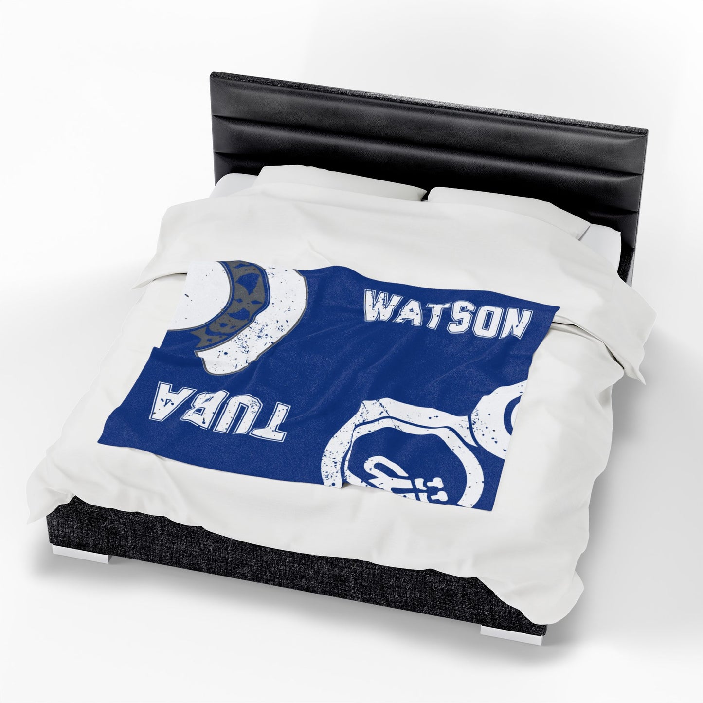 Pride of Bixby Band Tuba Velveteen Plush Blanket