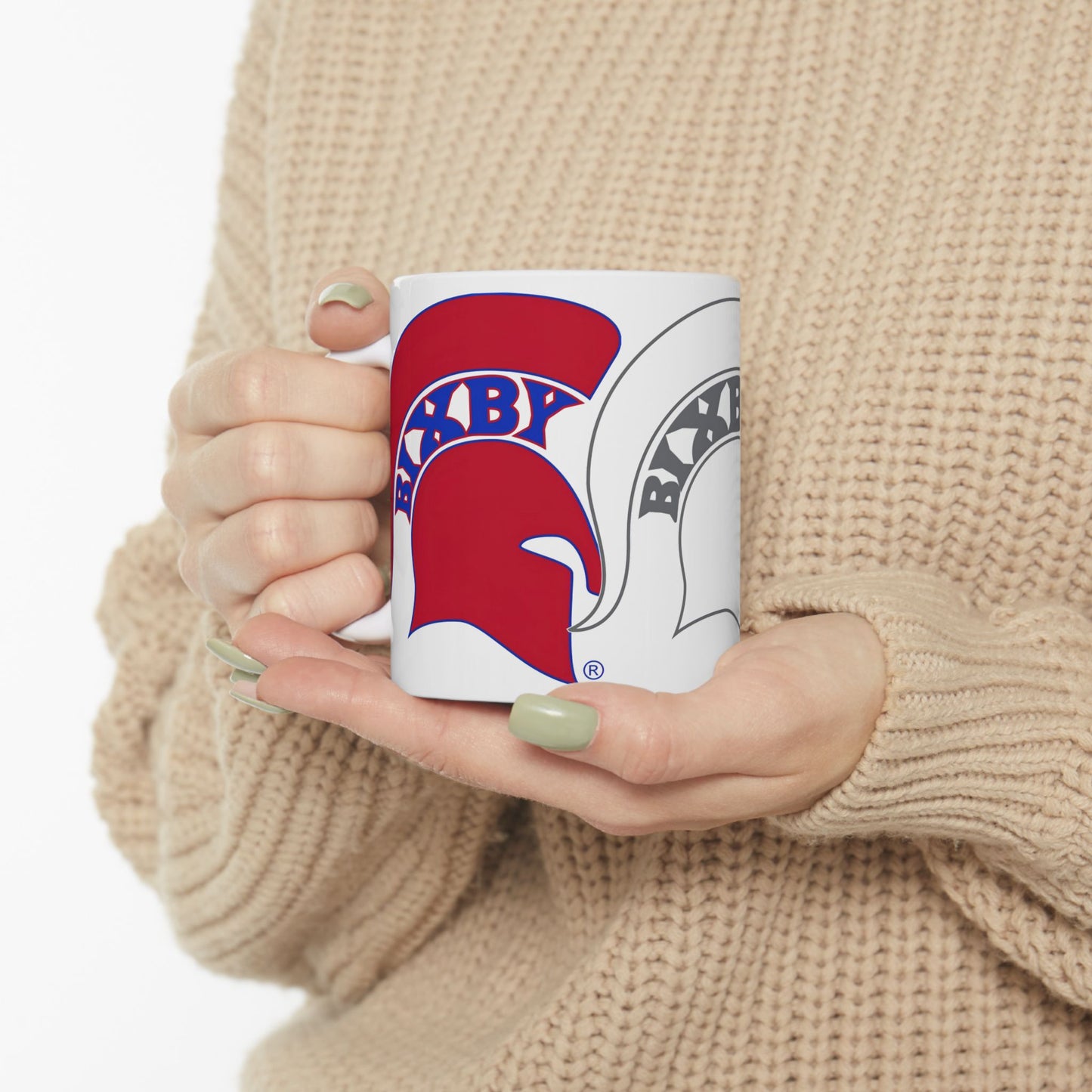 Spartan Red White & Blue Coffee Mug
