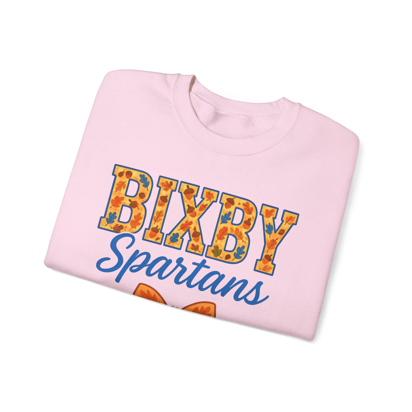Bixby Spartans Fall Vibes Gildan Sweatshirt
