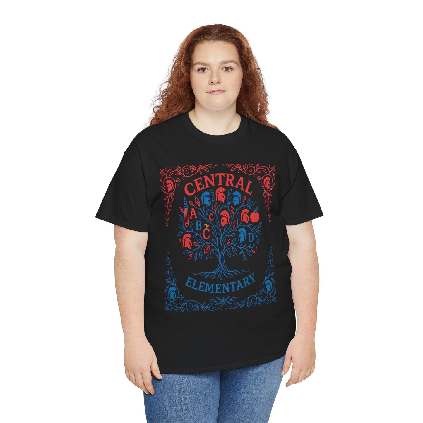 Floral Central Elementary Spartan Gildan Tee