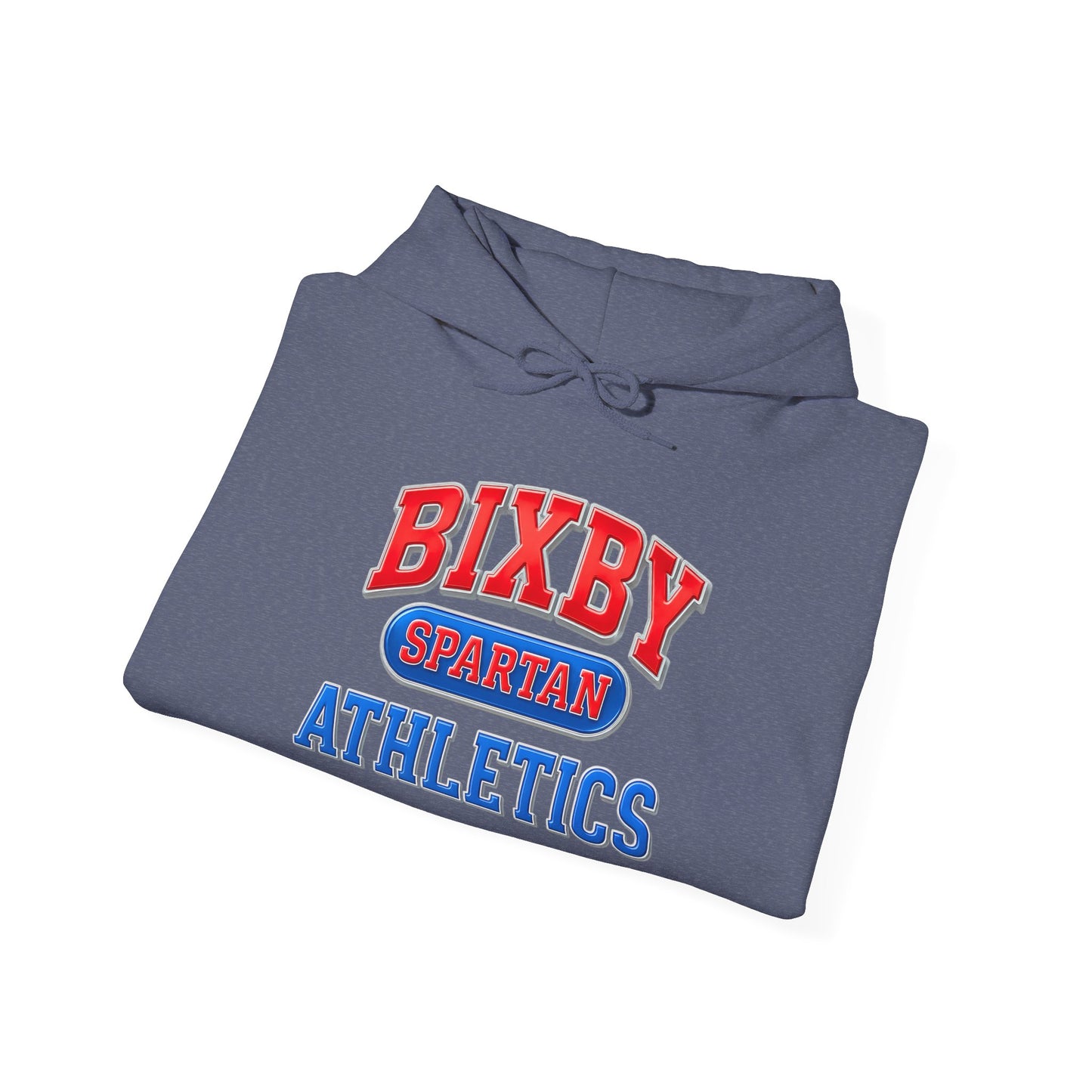 Bixby Spartan Athletics Metallic Gildan Hoodie