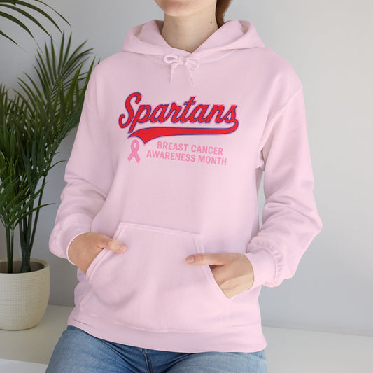 Spartans Breast Cancer Awareness Gildan Hoodie
