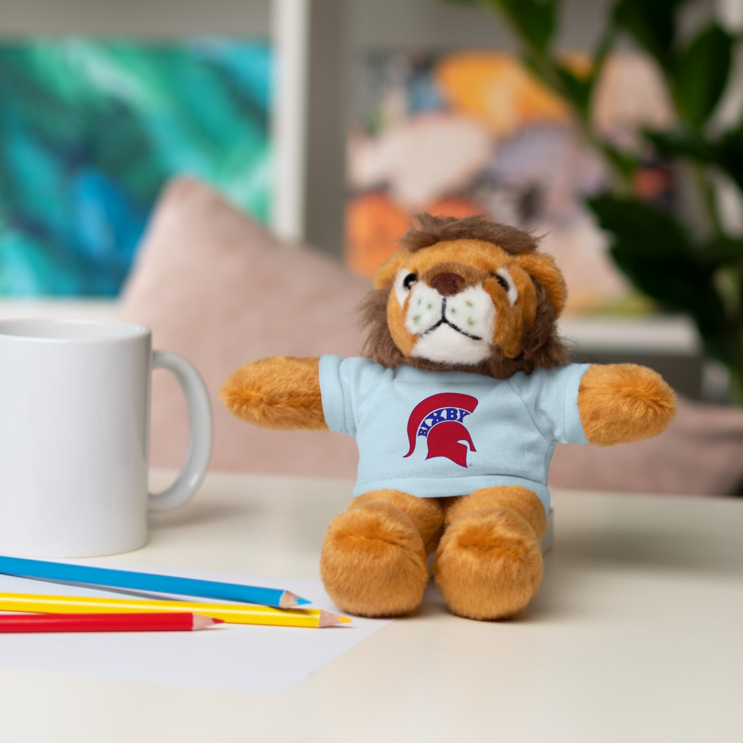 Spartan Stuffed Animal Logo
